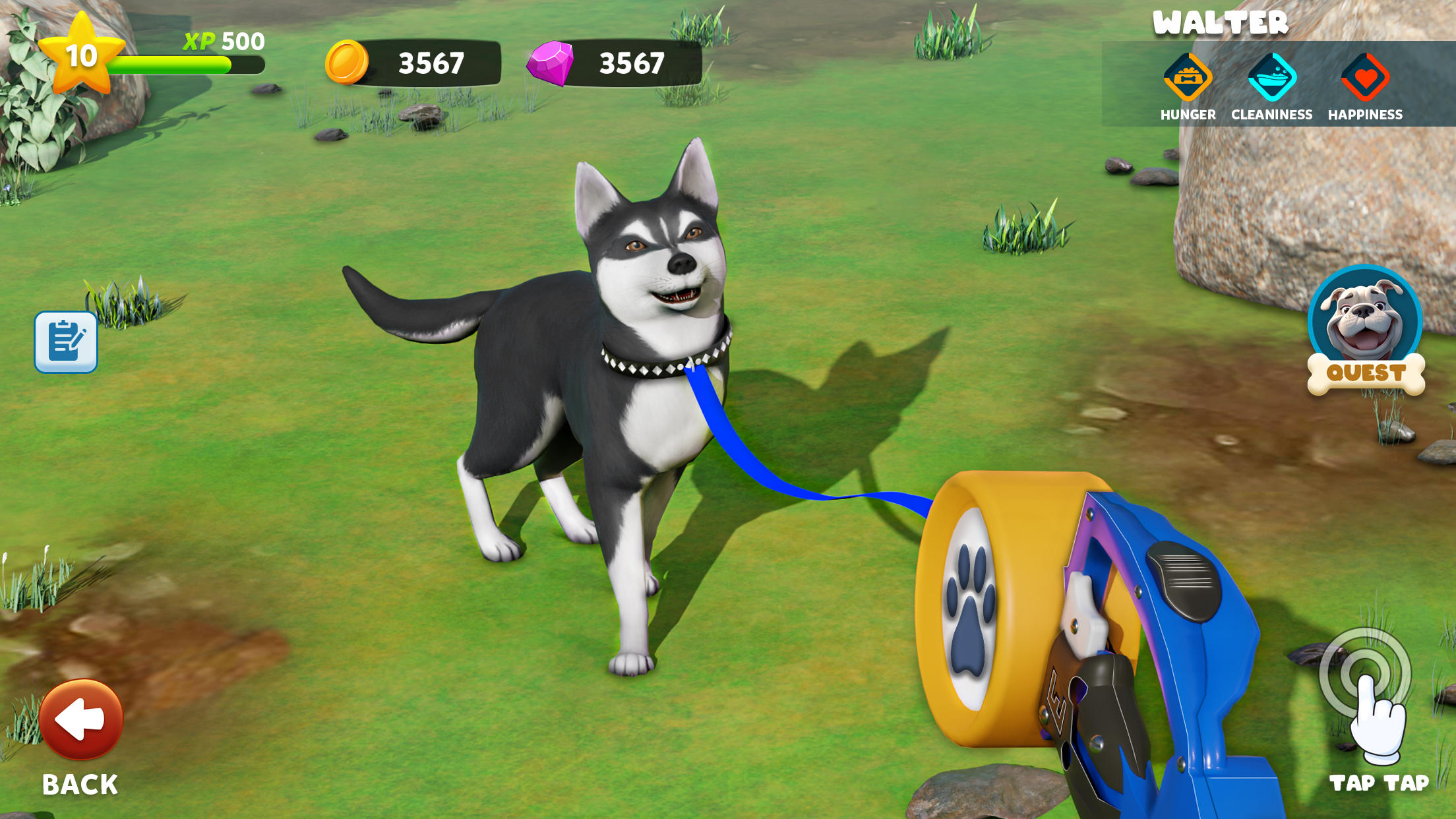 Captura de Tela do Jogo Puppy Island - Dog Simulator