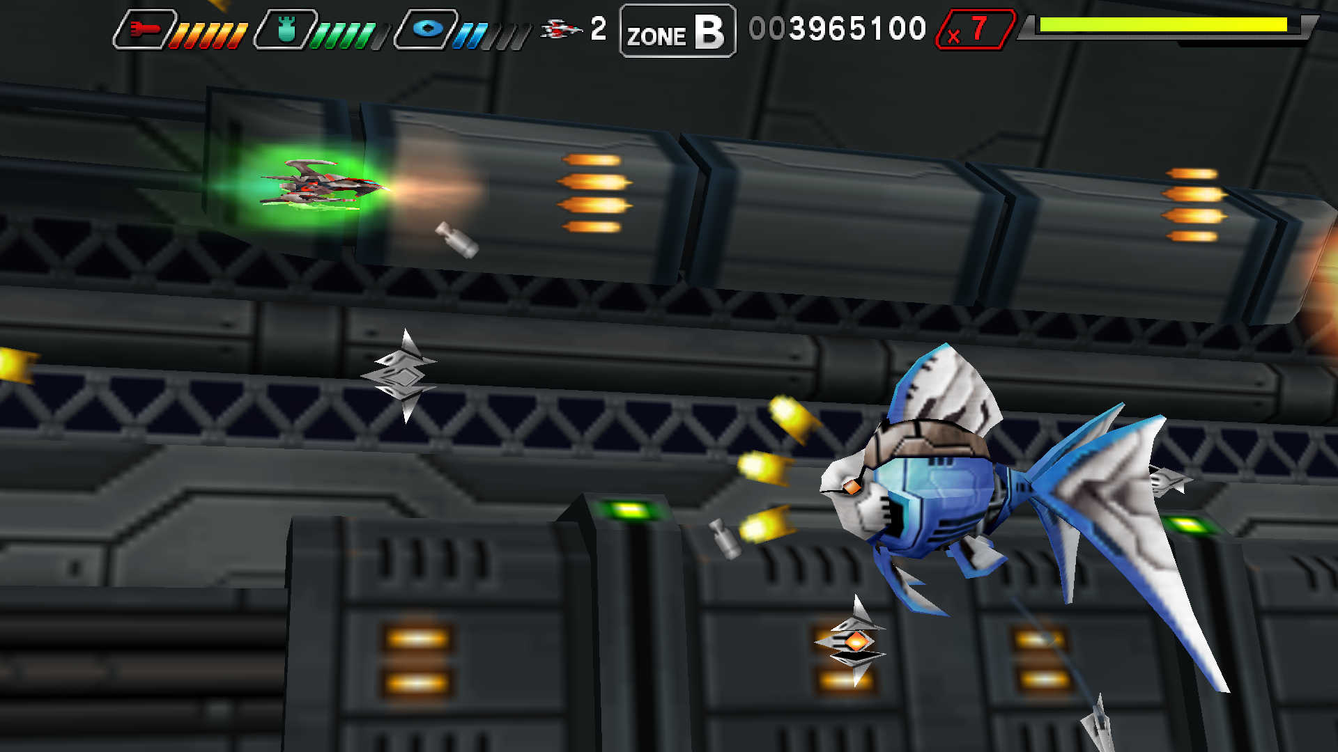Dariusburst -SP- ภาพหน้าจอเกม