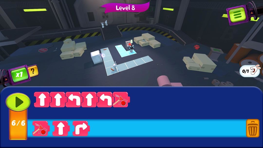 Rabbids Coding! screenshot game