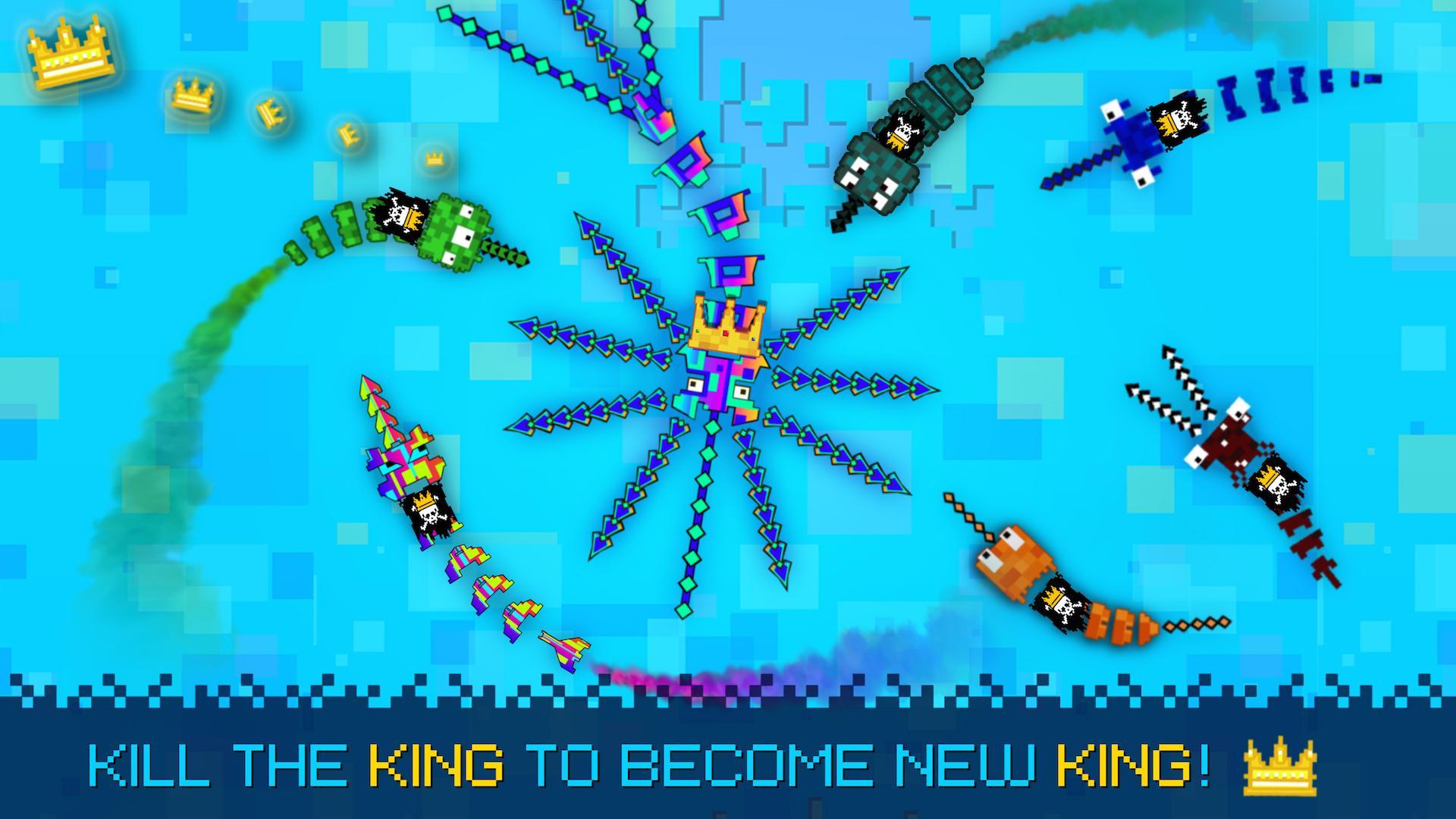 Pixel Sword Fish io Game Screenshot