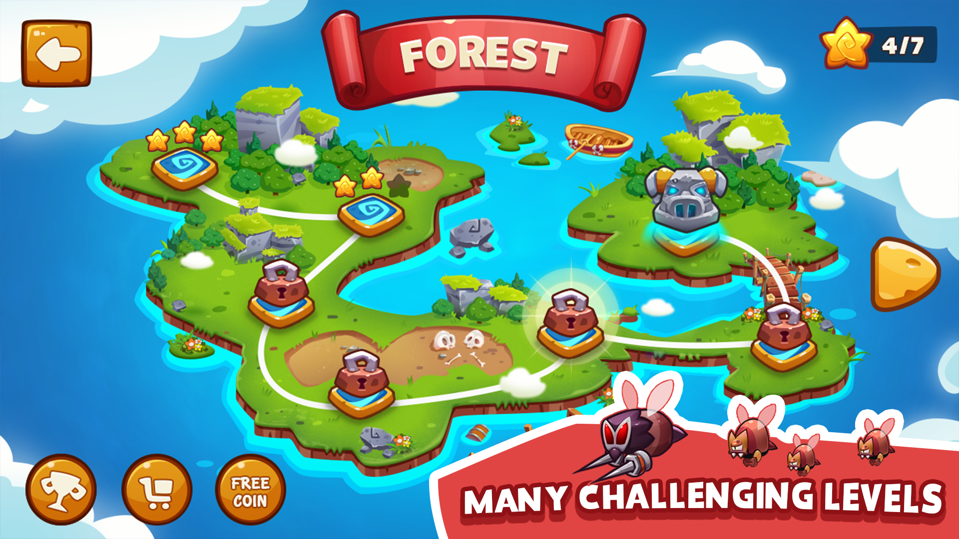 Super Jungle Man Game Screenshot