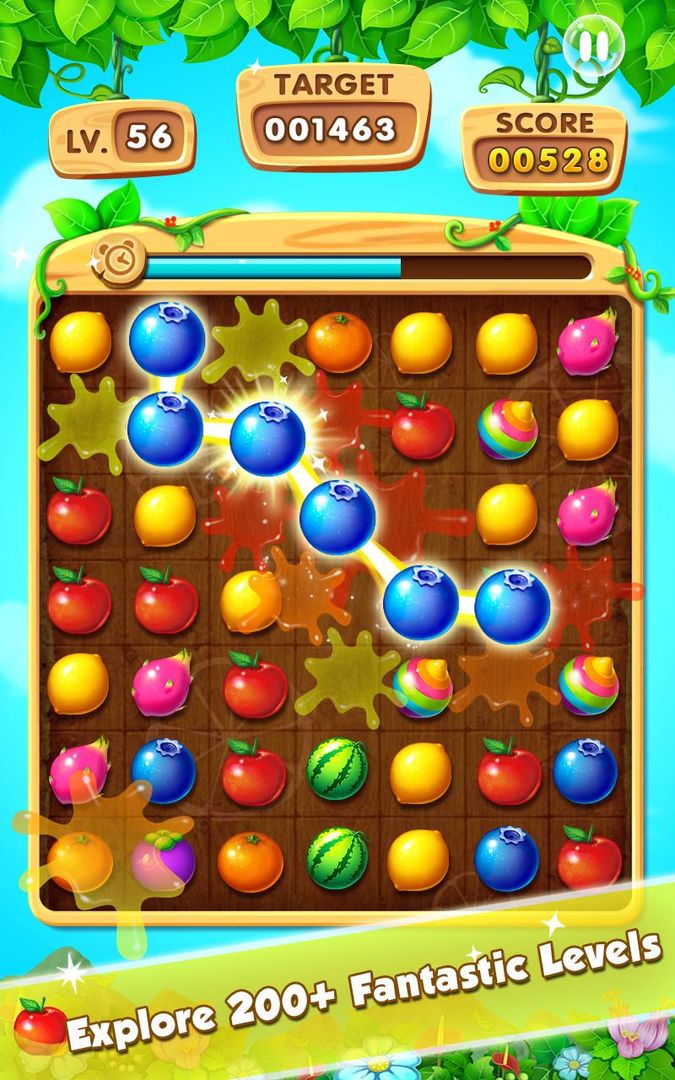 Fruits Splash screenshot game