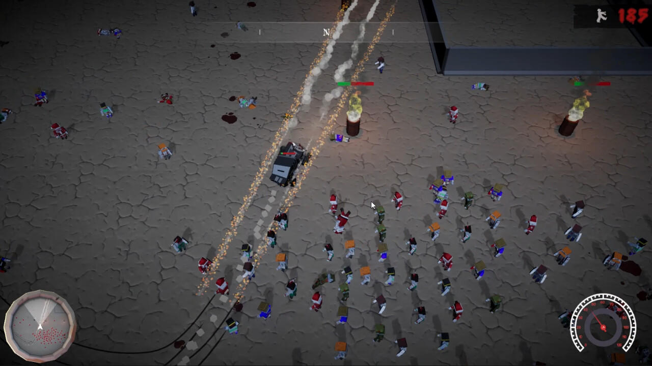 Screenshot of Diminishing Light: Wheeled Carnage