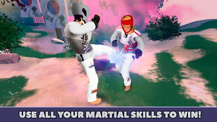 Captura de Tela do Jogo Taekwondo Sports Fighting Cup 3D