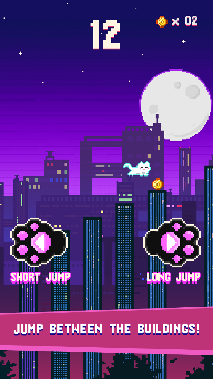 Cat City — Geometry Jump Game Screenshot