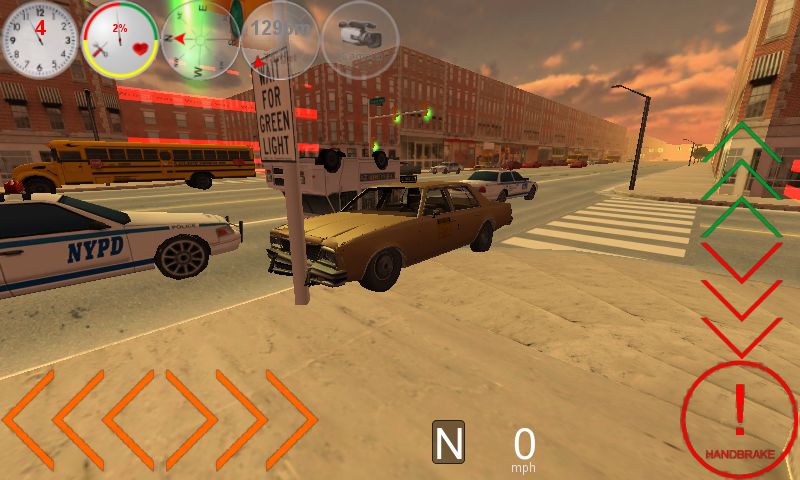 Screenshot of Duty Driver Taxi LITE