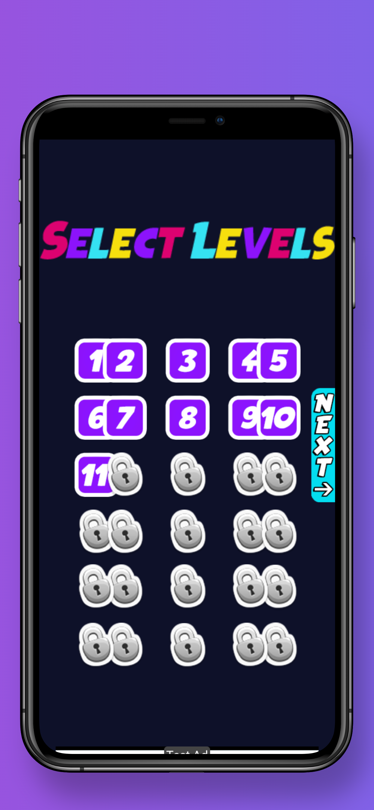 Ultimate Color Ball Swipe ゲームのスクリーンショット