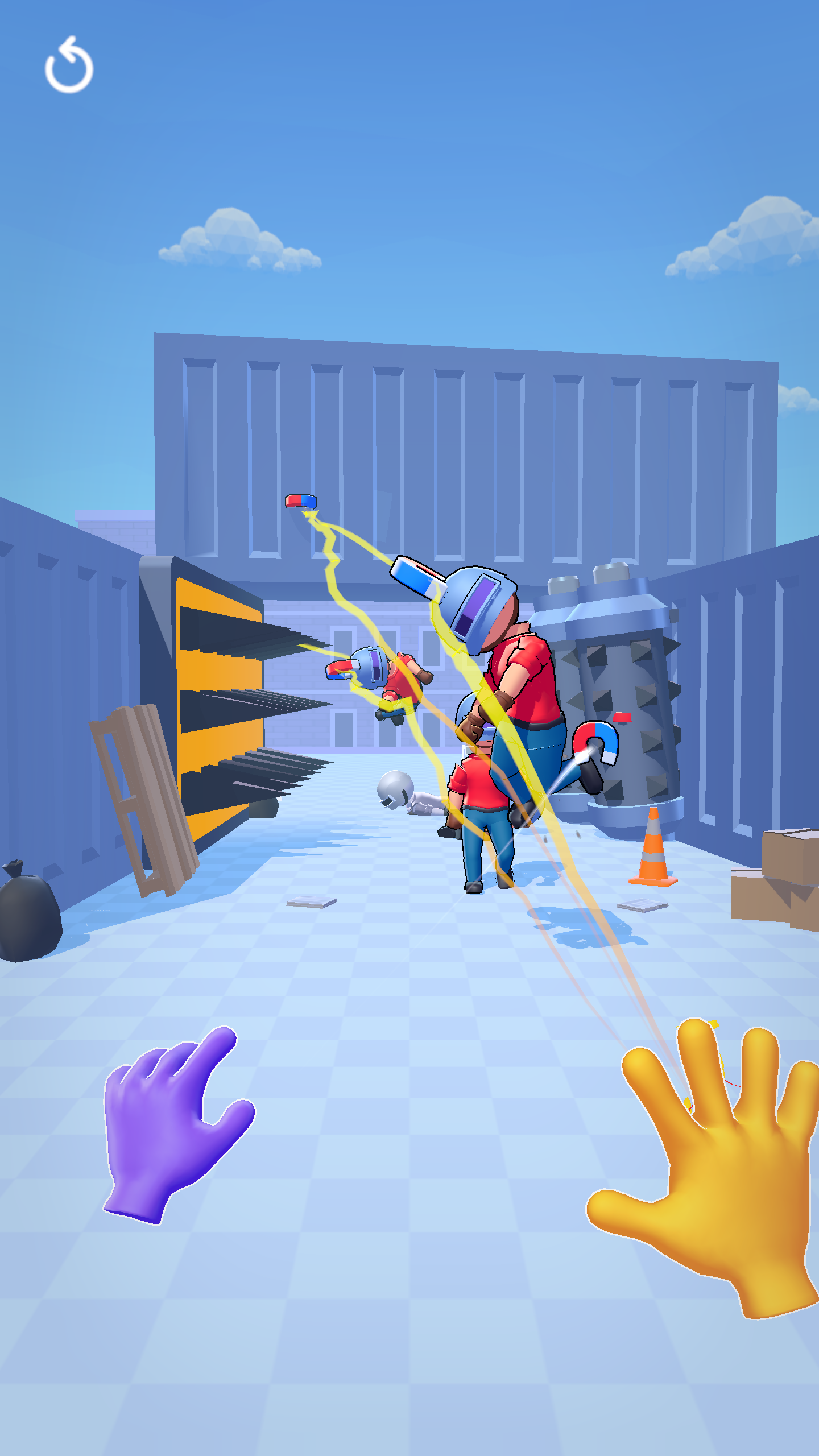 Ragdoll Magnet Shooter Game Screenshot