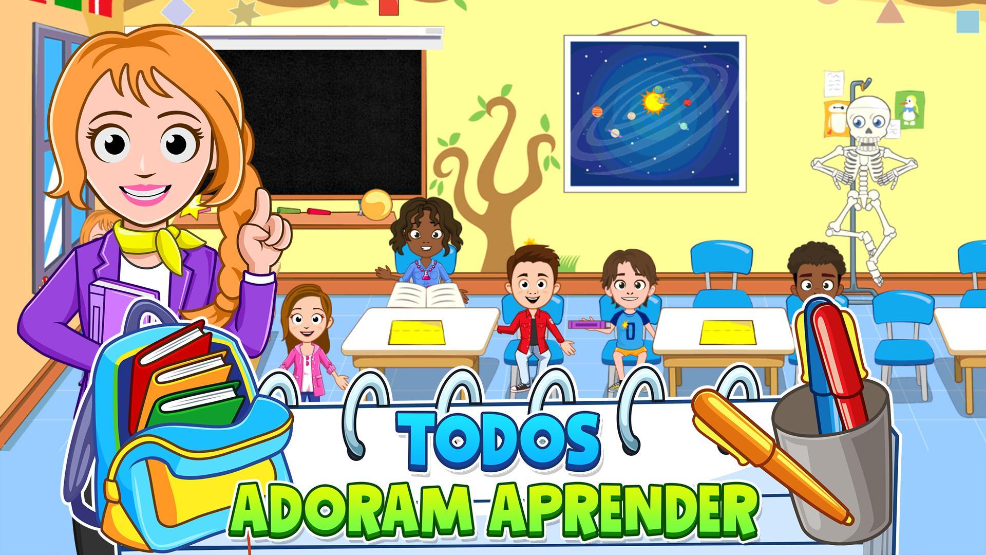 Captura de Tela do Jogo My Town : School