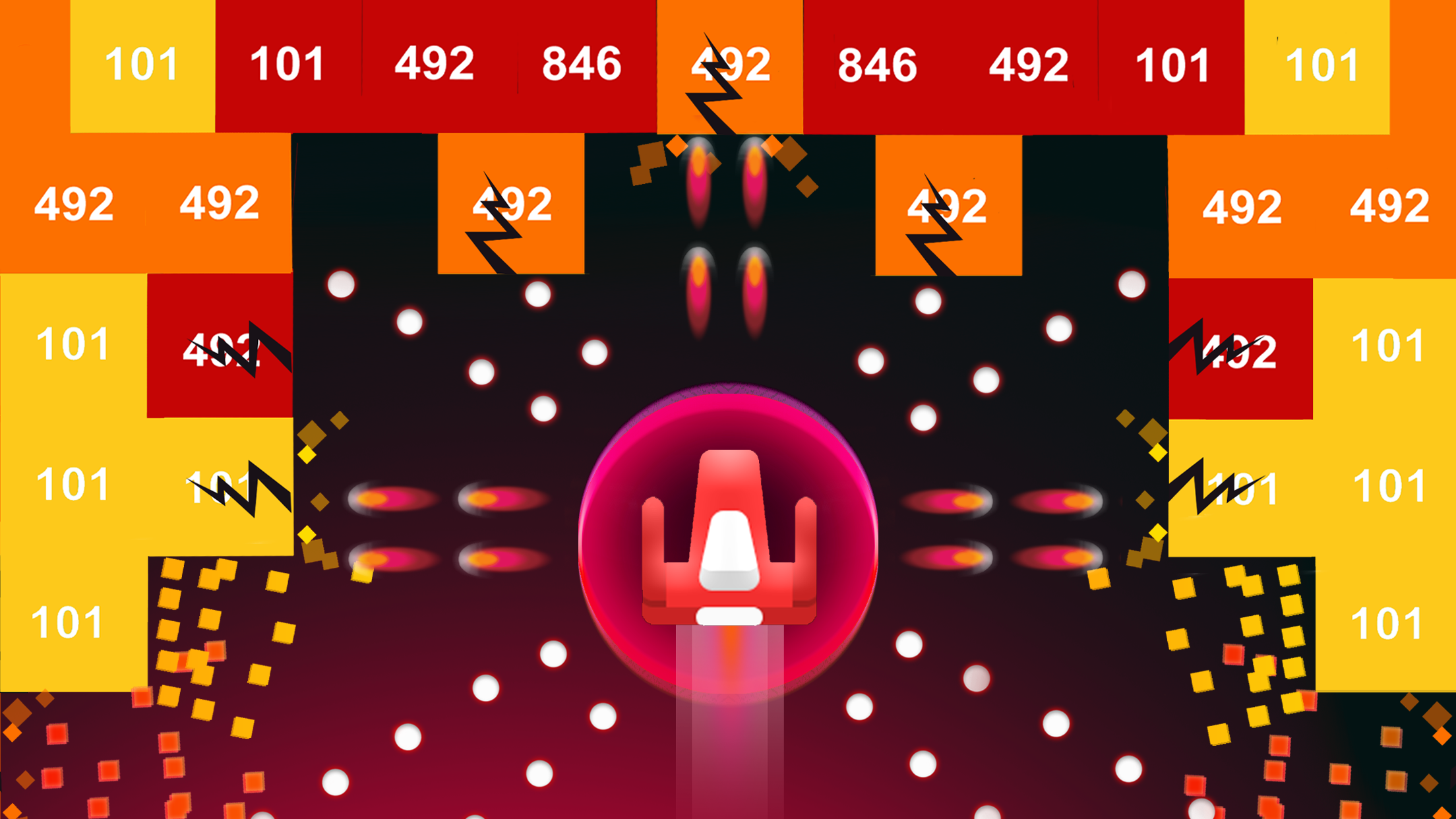 Screenshot of Fire Hero 2D — Space Shooter
