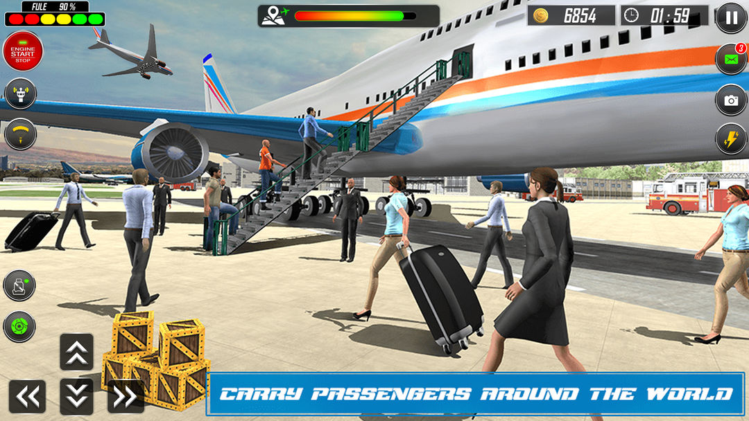 Real Plane Landing Simulator screenshot game