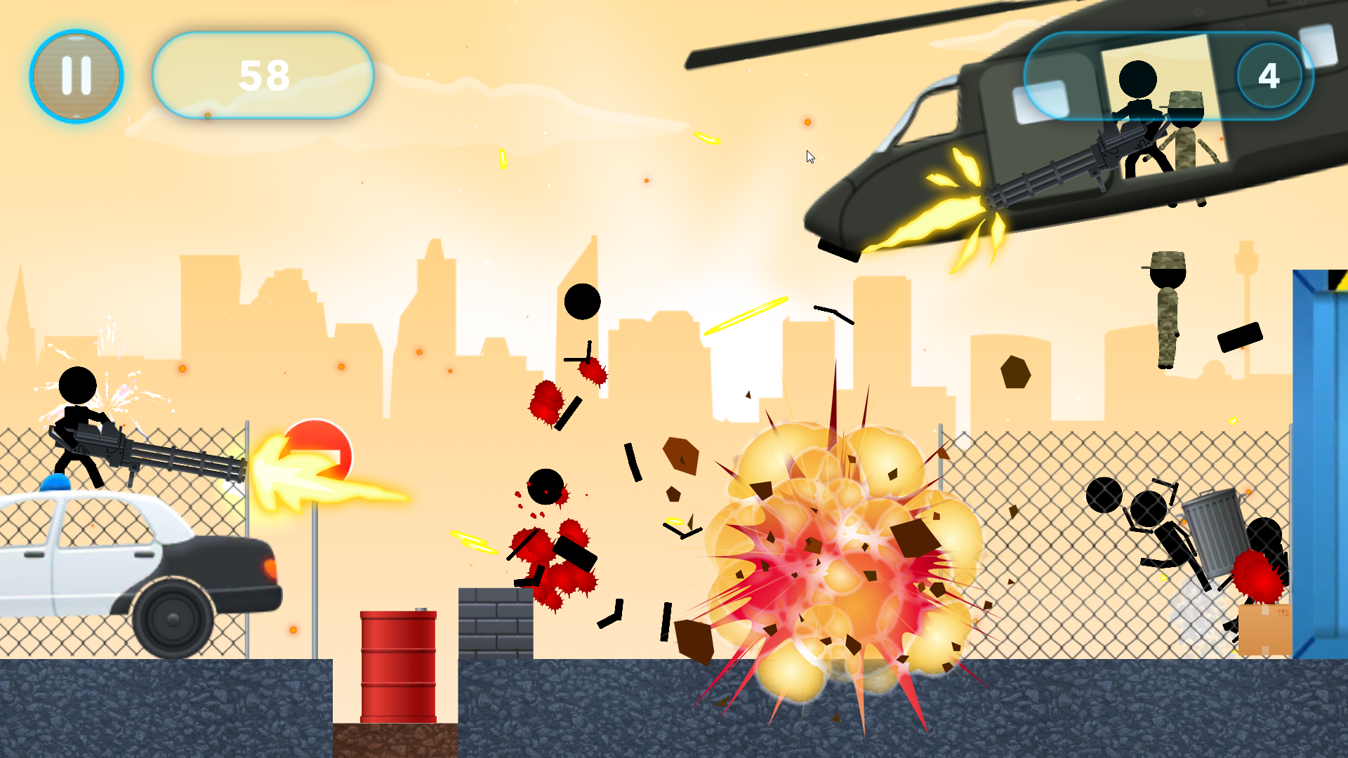 The Grand Stickman Game Screenshot