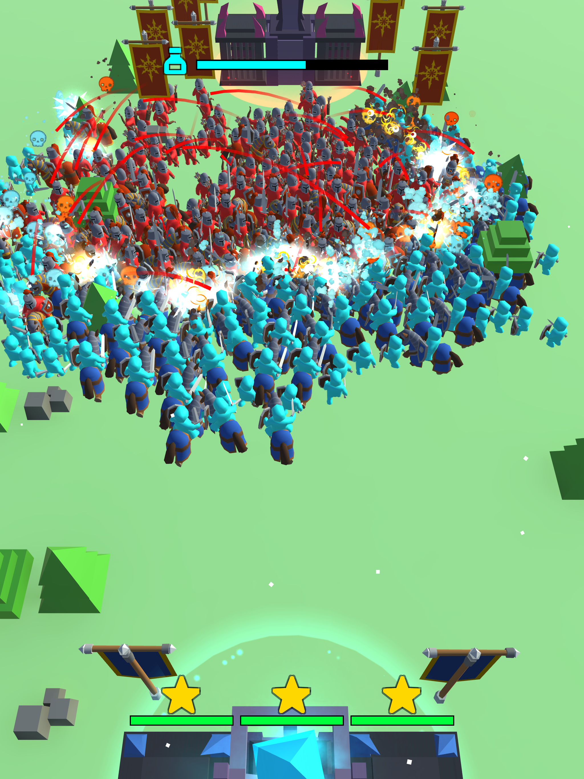 Draw Defence Game Screenshot