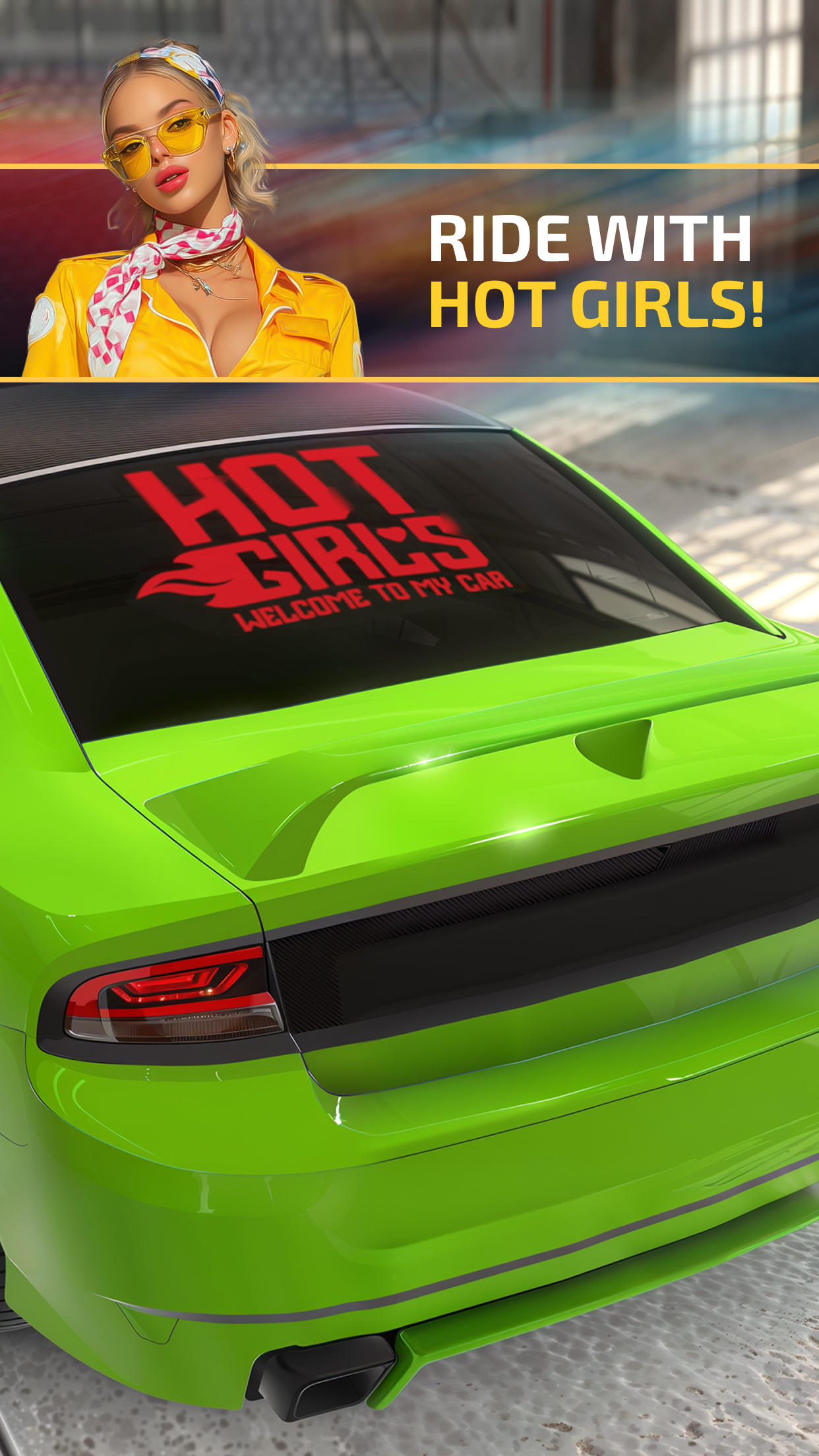 Скриншот игры Street Racing Idle