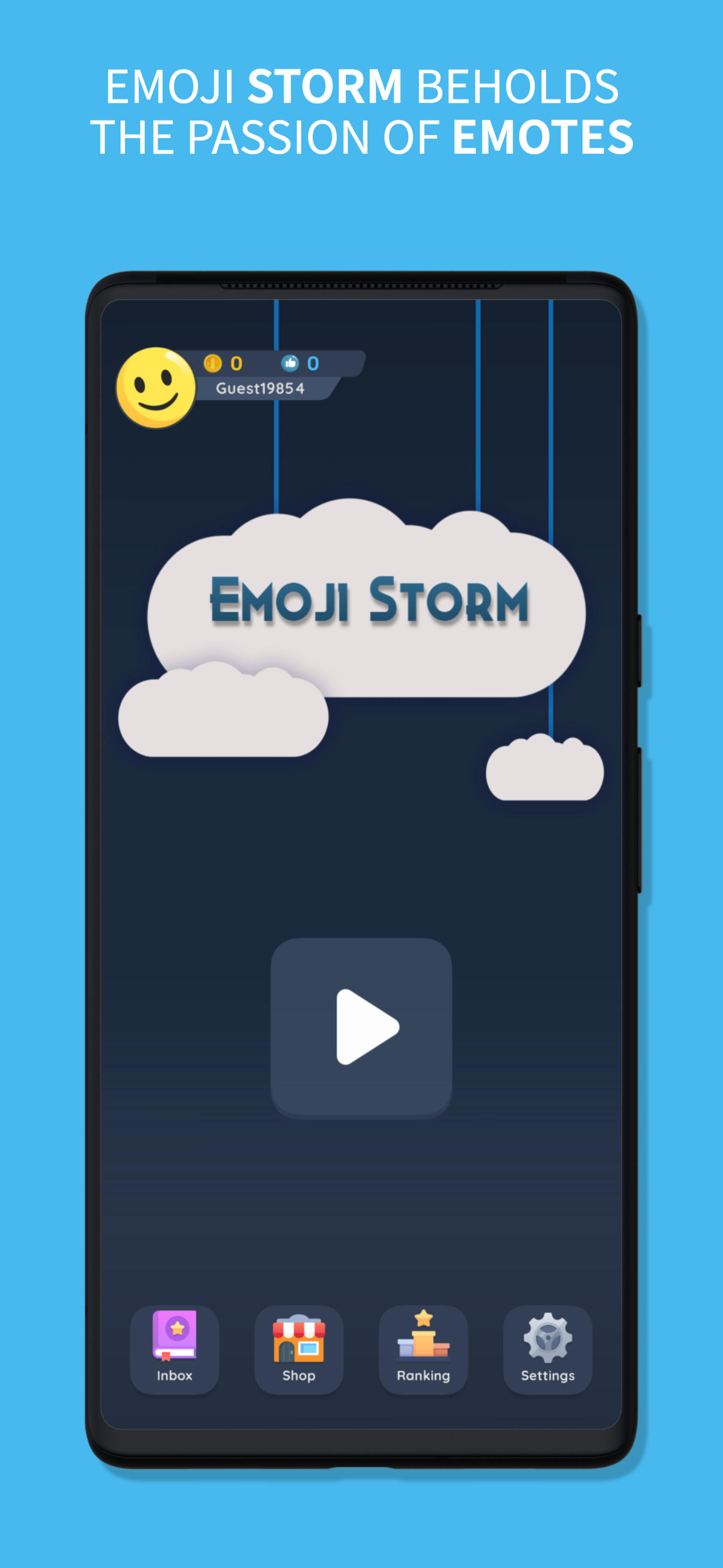 Emoji Storm Game Screenshot