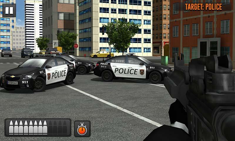 Screenshot of Street Bank Robbery 3D - best assault game