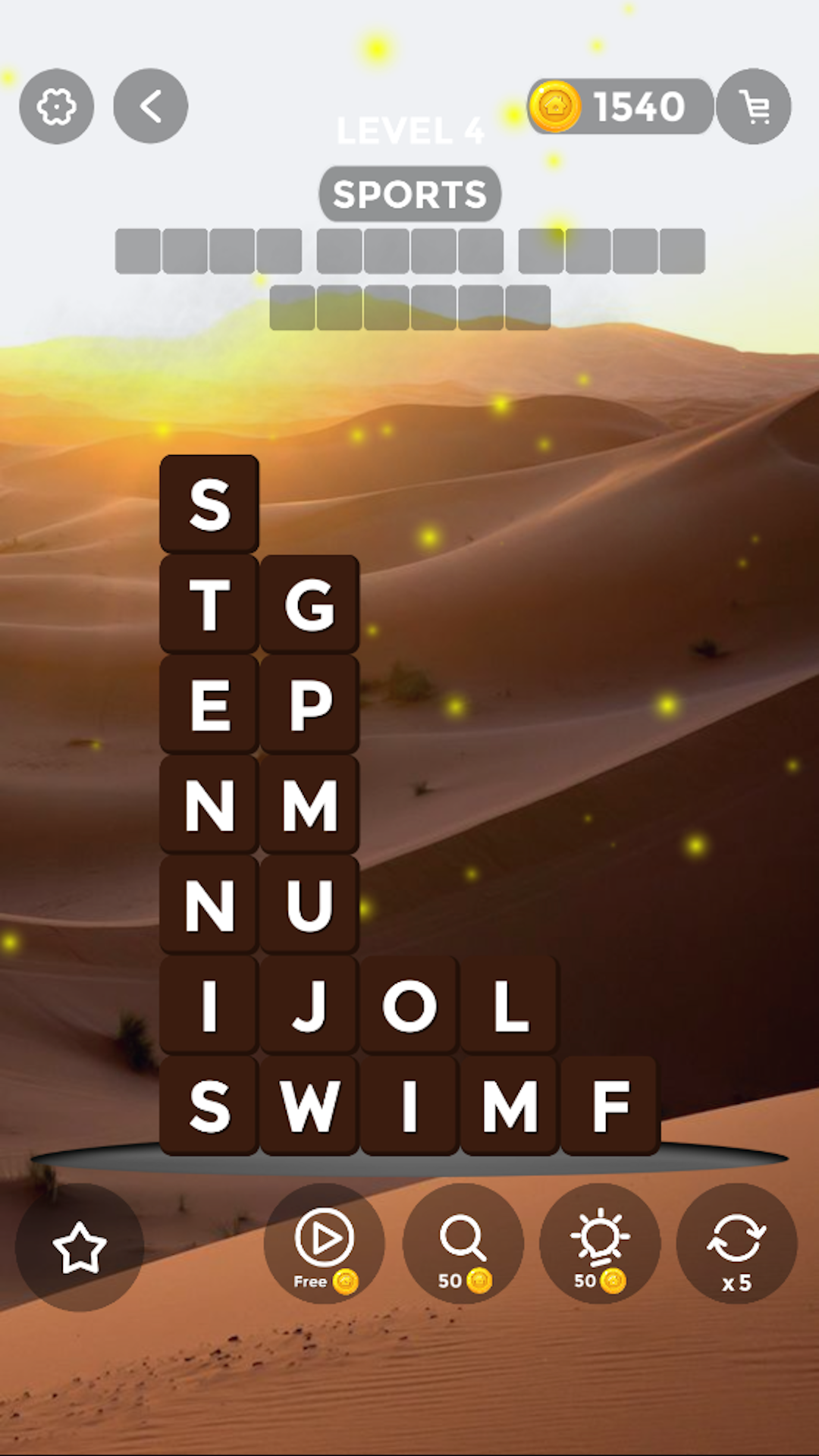 Word Wrap ภาพหน้าจอเกม