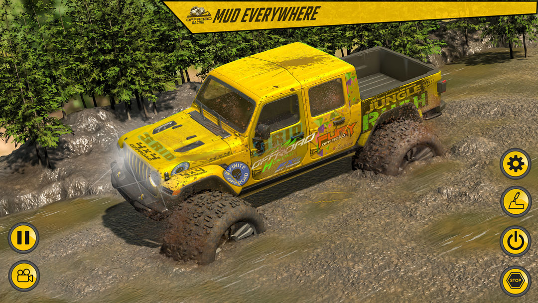 진흙 트럭 경주 게임 게임 스크린 샷