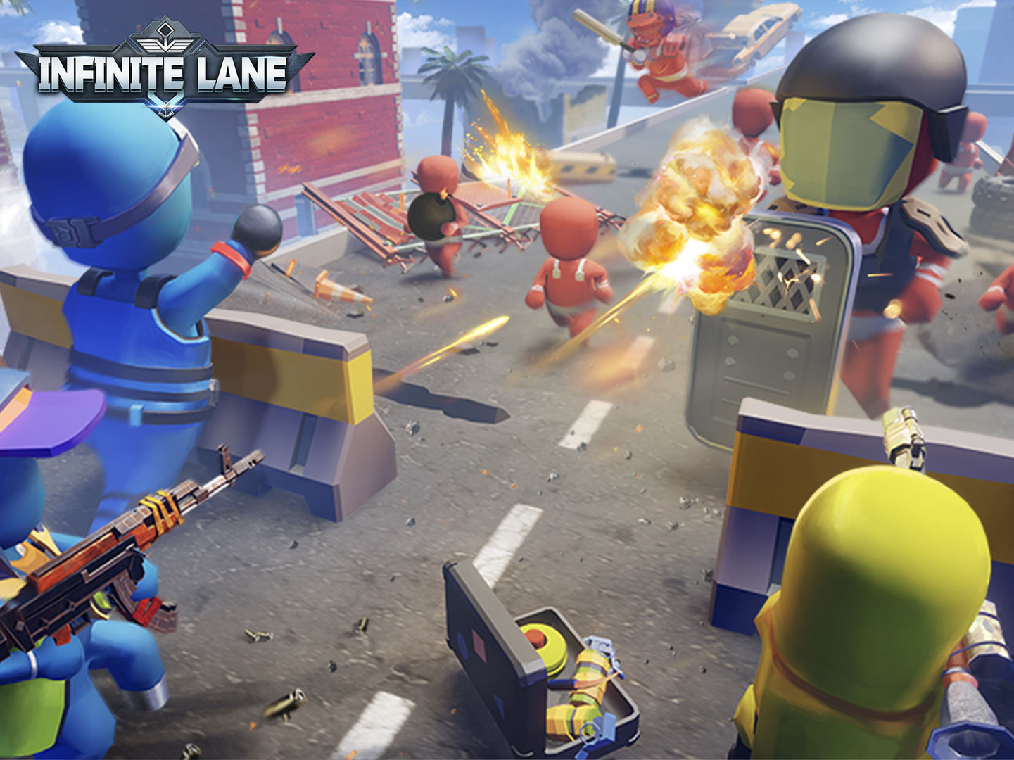 Screenshot of Infinite Lane - Mob Control
