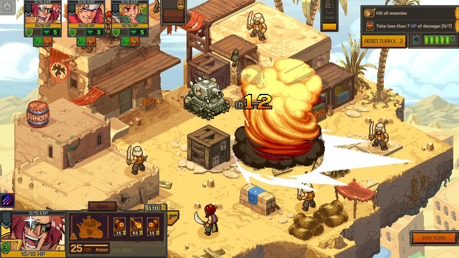 Metal Slug Tactics screenshot game