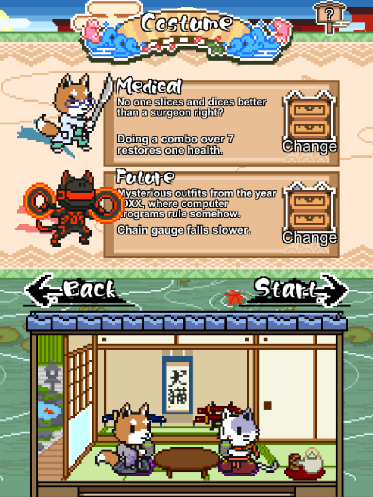 Wan Nyan Slash Game Screenshot
