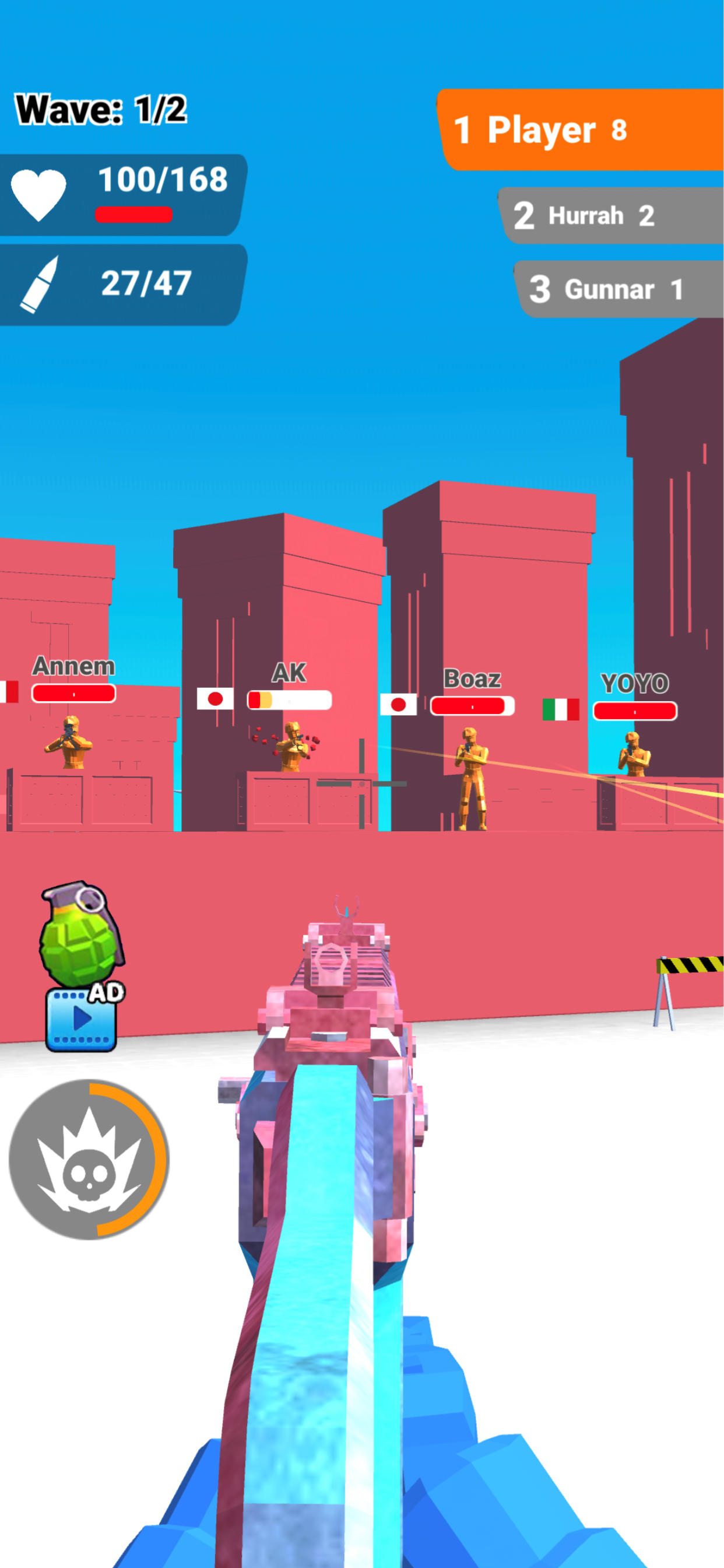 Strike.io ภาพหน้าจอเกม