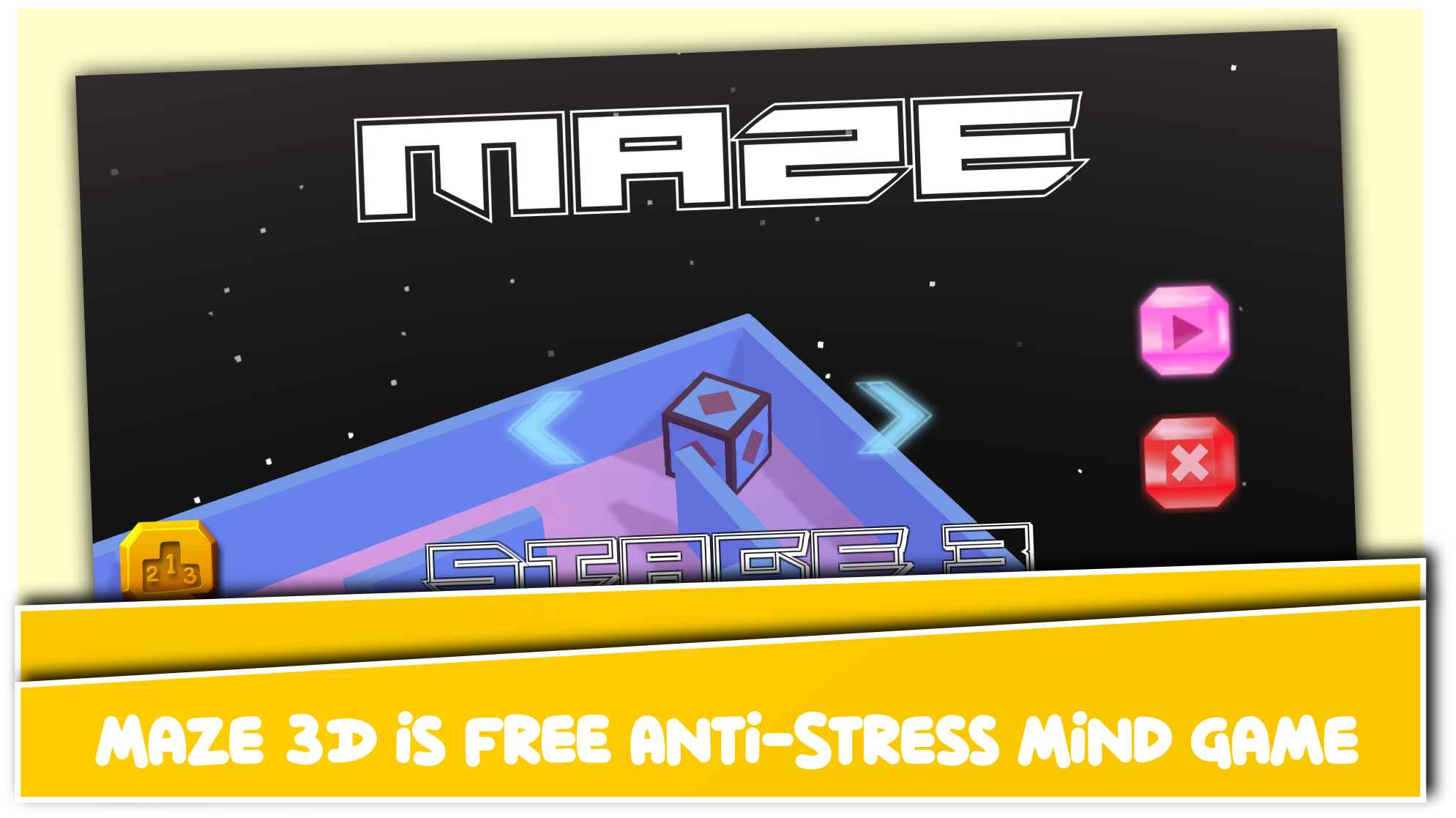 Maze 3D : Antistress Mind Game ภาพหน้าจอเกม