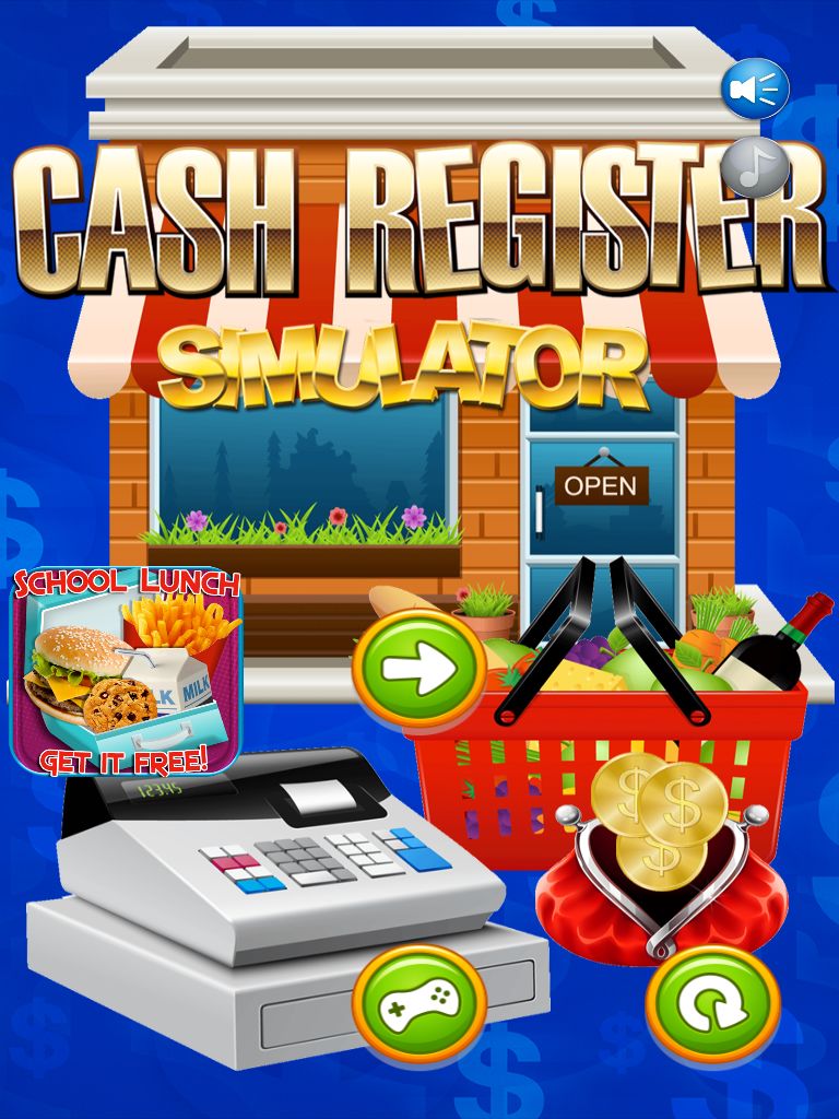 Screenshot of Cash Register & ATM Simulator - Credit Card Games