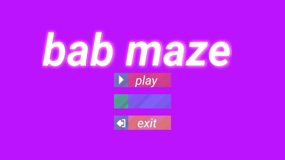 Cuplikan Layar Game bab maze