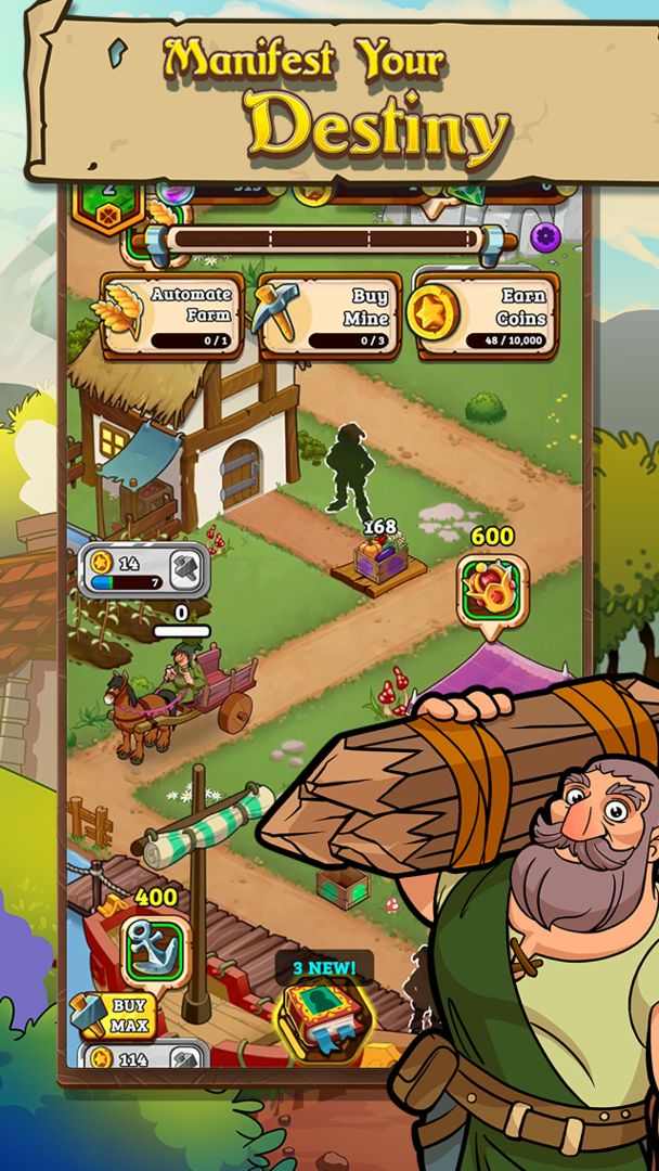 Royal Idle: Medieval Quest screenshot game