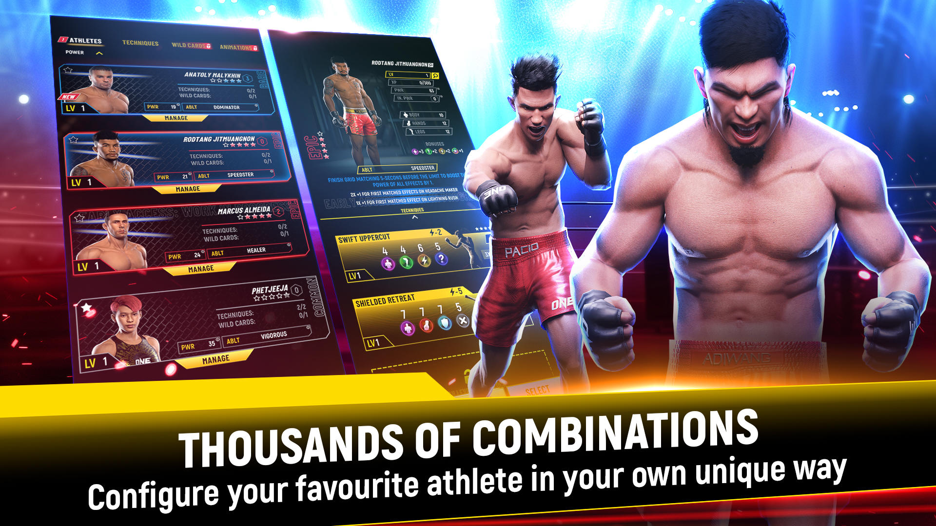 ONE Fight Arena: MMA Tactics Game Screenshot