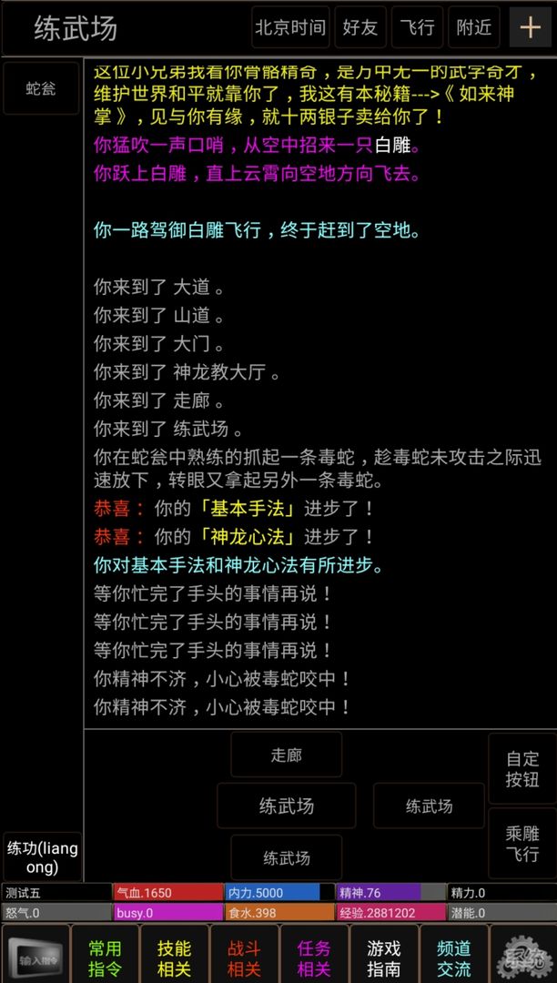 纯正武侠-城市战 screenshot game
