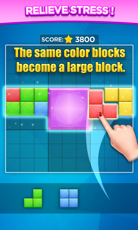 Скриншот игры Color Block Puzzle