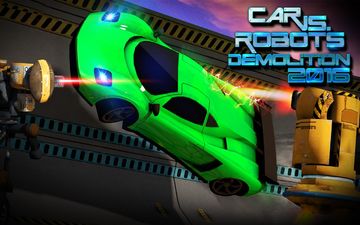 Car Vs. Robots Demolition 2016 Game Screenshot