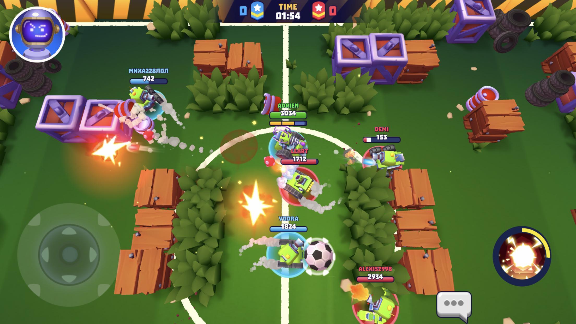 Tanks a Lot - 3v3 Battle Arena Game Screenshot