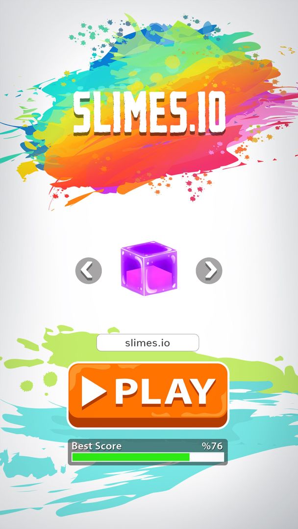 Screenshot of Slimes.io 3D Coloring io game