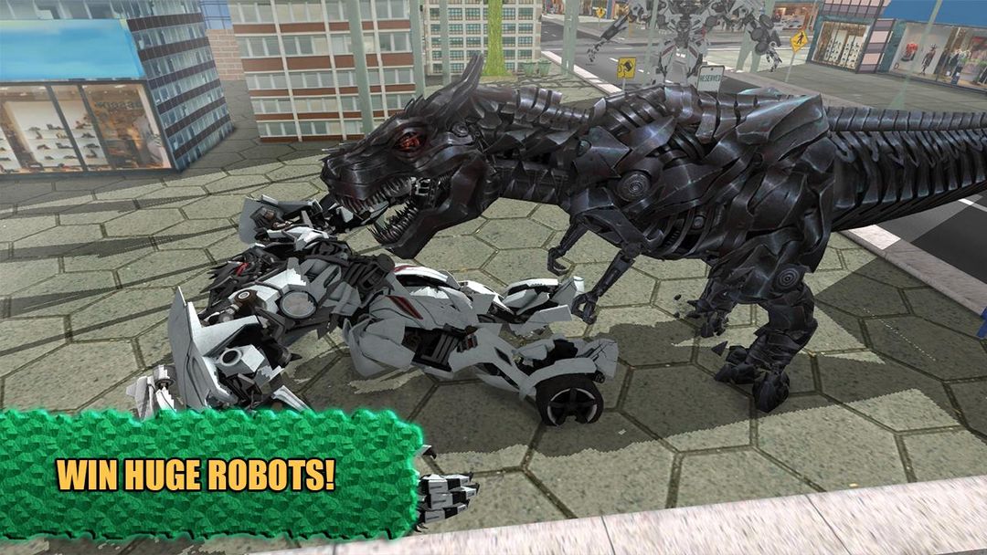 Futuristic Robot T-Rex 3D ภาพหน้าจอเกม