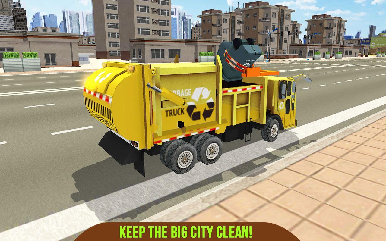 Screenshot 1 of कचरा ट्रक और पुनर्चक्रण सिम 1.9