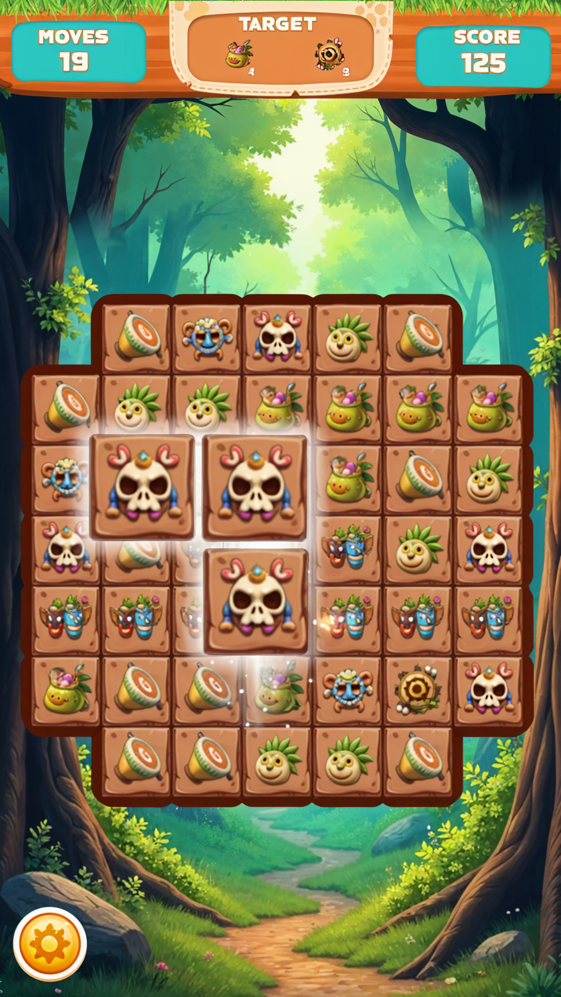 Jungle Quest - Matching Puzzle ภาพหน้าจอเกม