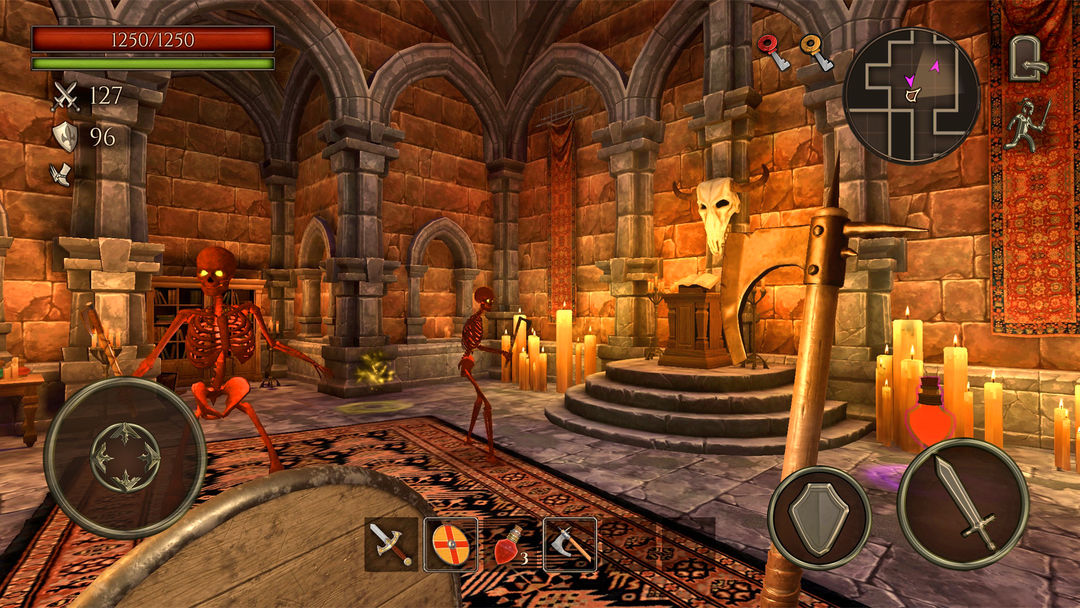 Ghoul Castle 3D - Action RPG遊戲截圖