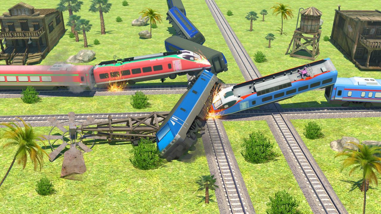 Euro Train Driver 3D: Russian Driving Simulator Game Screenshot