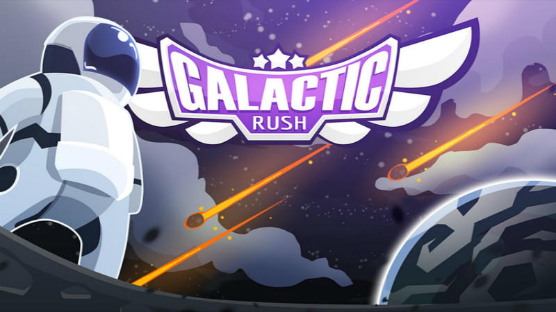 Screenshot of the video of Galactic Rush