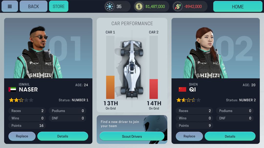 Motorsport Manager Mobile 3遊戲截圖