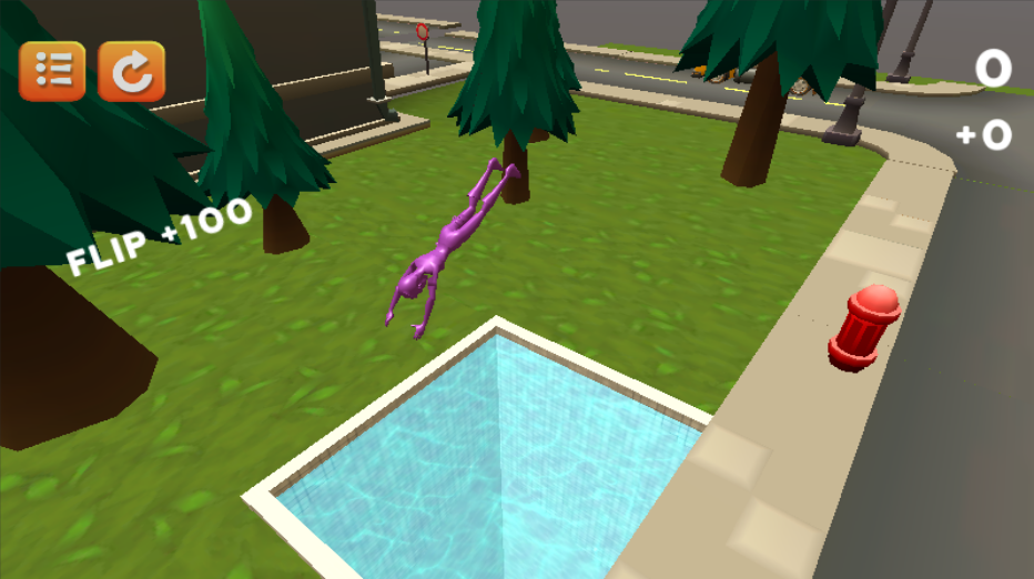 Screenshot 1 of Purple Backflip - Diver Fun 0.4