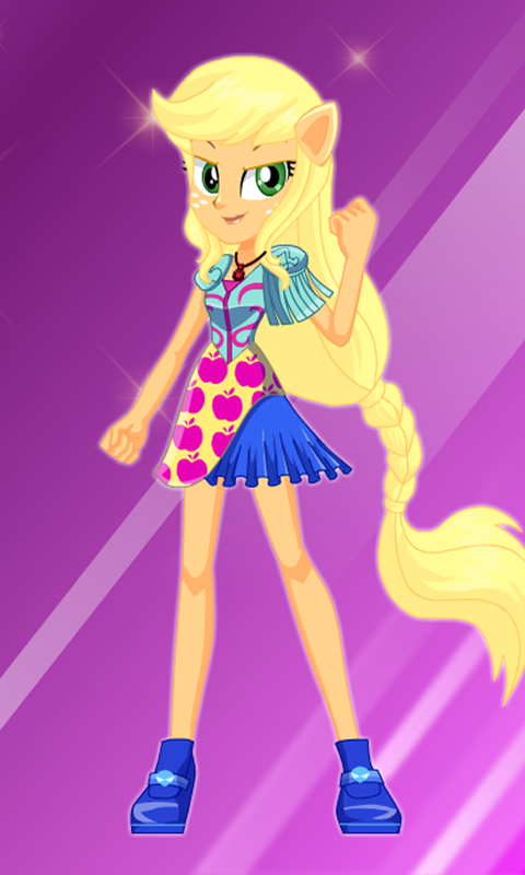 Dress up Applejack ゲームのスクリーンショット