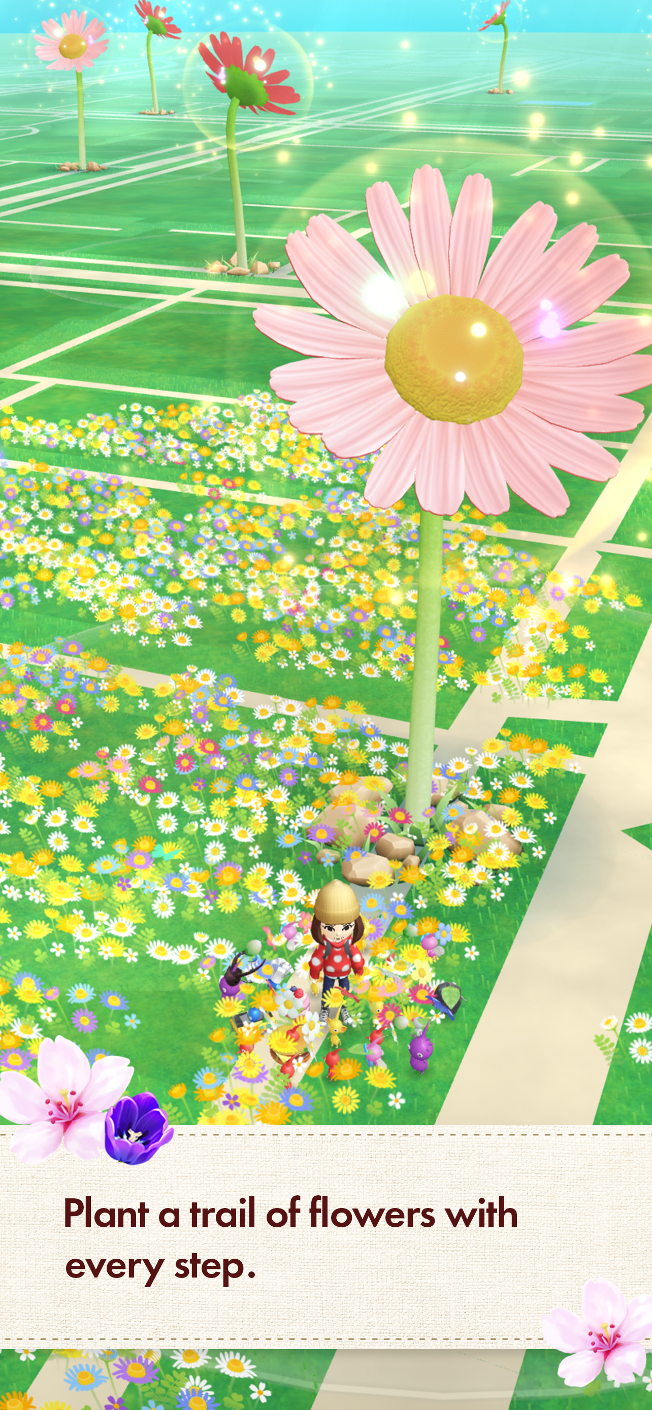 Pikmin Bloom Game Screenshot