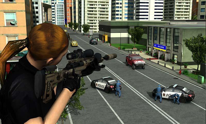 Street Bank Robbery 3D - best assault game 게임 스크린 샷