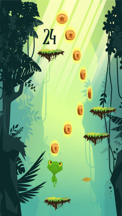 Frog Jump Amazonia Game Screenshot
