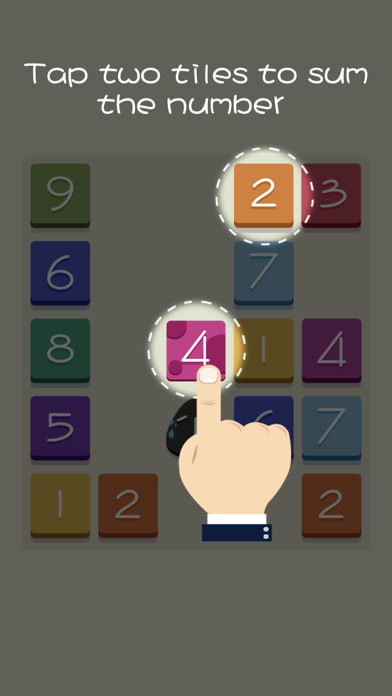 Number Merge Perfect Ten Game Screenshot