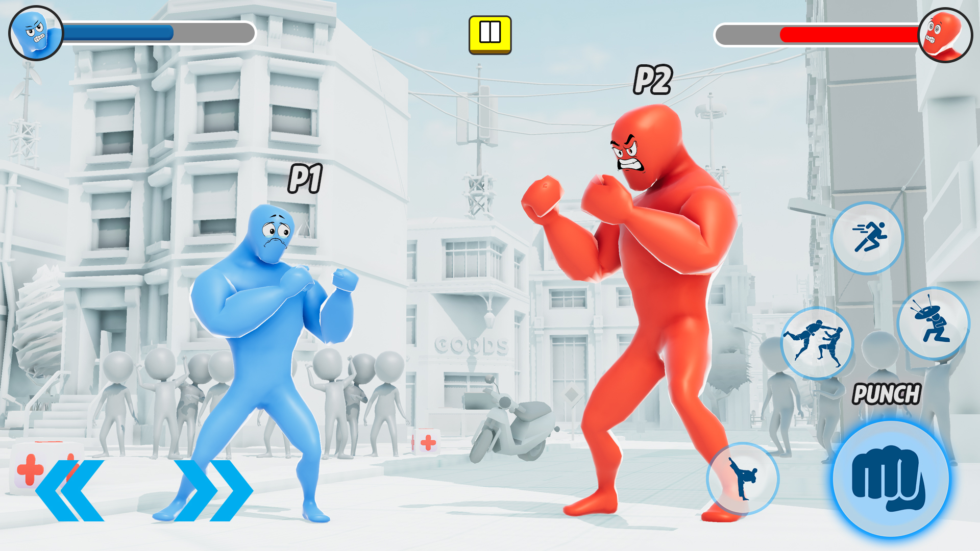 Скриншот игры Stickman Fighter Ragdoll Fight